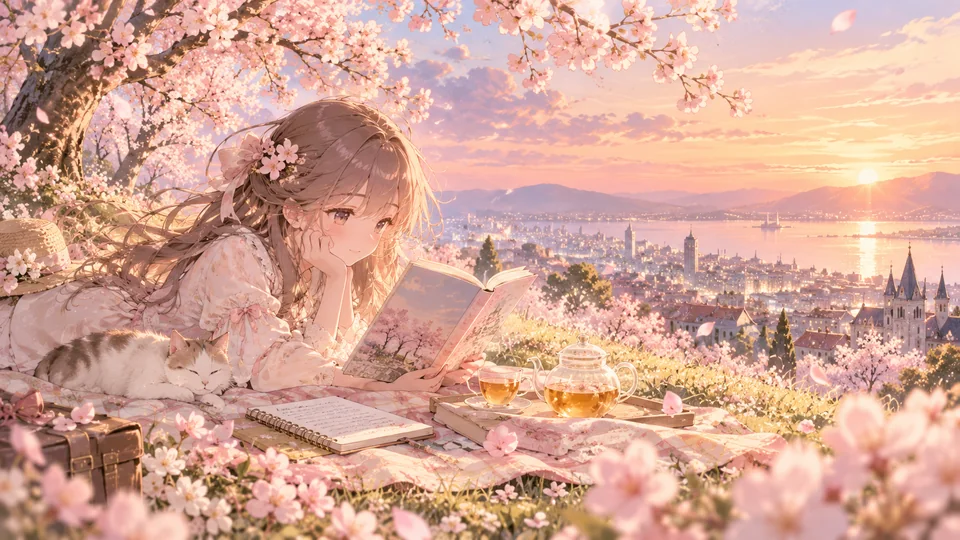 BOOK☆WALKER使用场景插画
